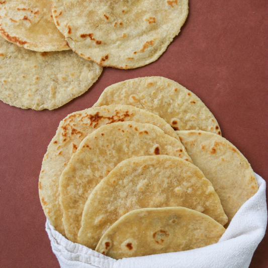 Homemade Masa x Wheat Tortillas