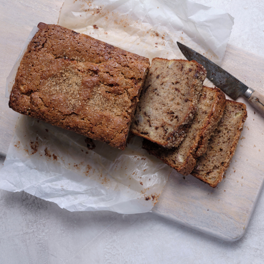 Chocolate Flecked Farro Banana Bread
