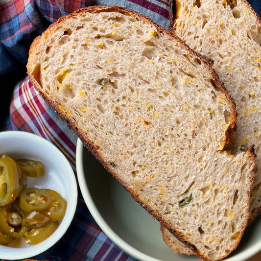 Cheesy Jalapeno Sourdough