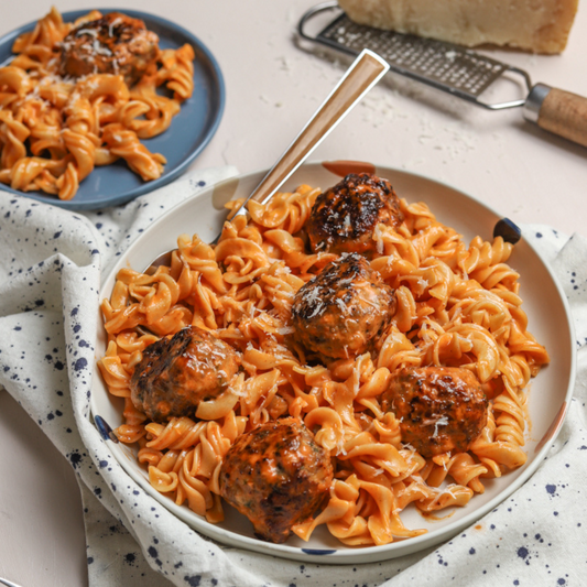 Vodka Sauce + Meatballs