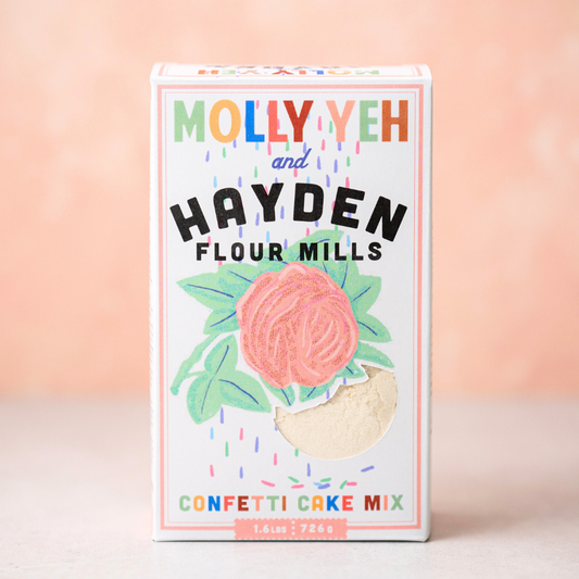 Molly Yeh x HFM Confetti Cake Mix