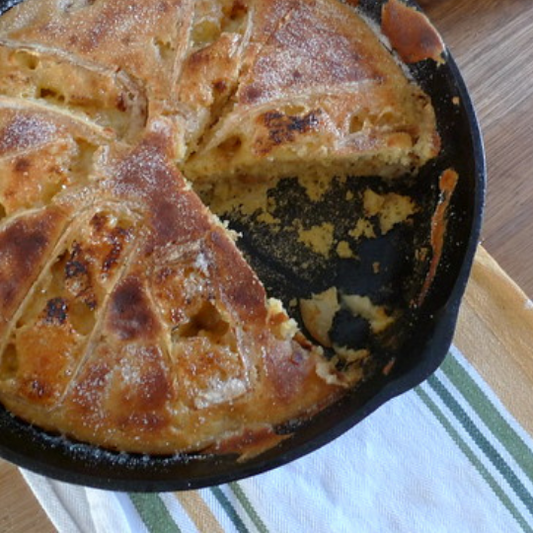 Brie & Pear Puff Pancake