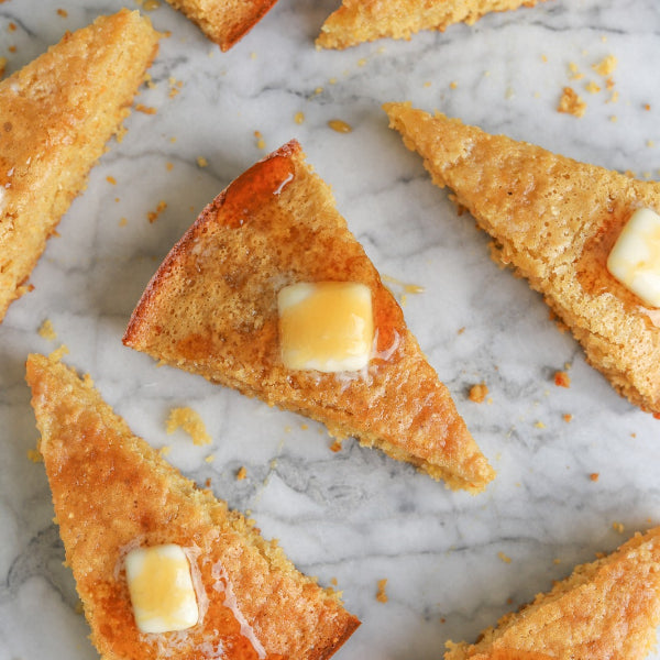 Hot Honey Polenta Cornbread