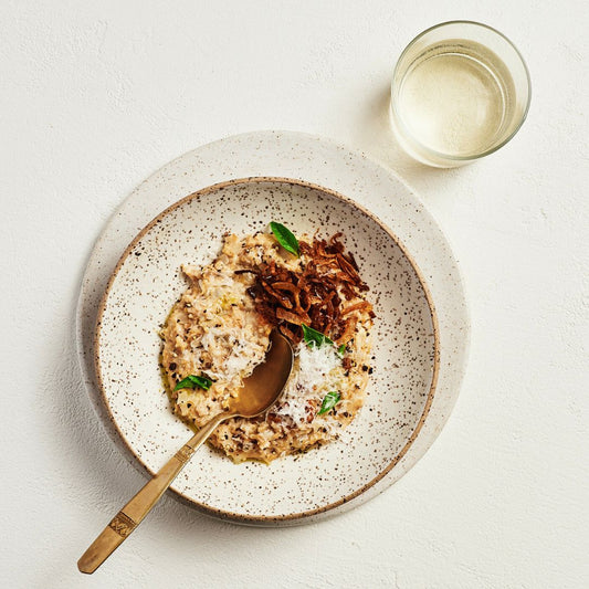 Cacio E Pepe Oat Risotto